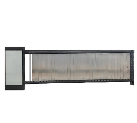 Aluminum Arm Led Light Box Advertising Traffic Remote Control Car Access Boom Parking Barrier Gate
